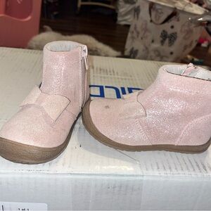 L'Amour Sparkly Pink Toddler Boots